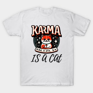 Karma Is A Cat My Buddy T-Shirt